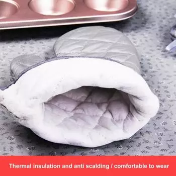 Отлично подходят для подвешивания. Компактные утолщенные нескользящие текстурированные прихватки серого цвета для кухни. Теплоизолированные прихватки. L