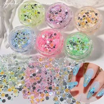 Отличное украшение для ногтей. Достаточное количество. Креативное декоративное украшение. жёлтый