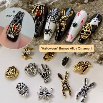 Отличные 3D украшения для ногтей, украшения, блестящий визуальный эффект, привлекательный, улучшает атмосферу A