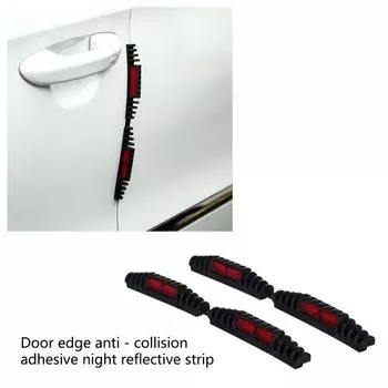 Отличные автомобильные светоотражающие полосы, креативные, прочные, устойчивые к царапинам чёрный