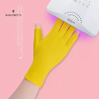 Отличные маникюрные перчатки, украшения для ногтей, моющиеся, длительная защита от солнца розы красного