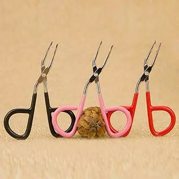 Отличные ножницы с плоским кончиком, пинцет для бровей, зажим для стрижки, инструмент для удаления макияжа