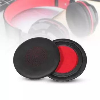 Отличные подушечки для наушников Профессиональная круглая форма с шумоизоляцией чёрный