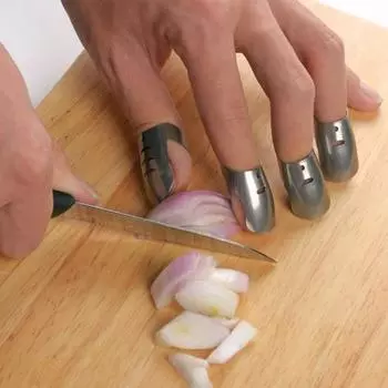 Отличные, удобные для кожи, простые в использовании, практичные резаки, защитные накладки для пальцев для ежедневного использования. серебряный