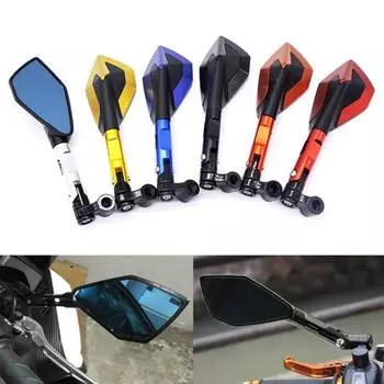 Отличные зеркала для мотоциклов с ЧПУ, широкое применение металла чёрный