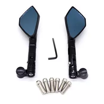 Отличные зеркала для мотоциклов с ЧПУ, широкое применение металла серебряный