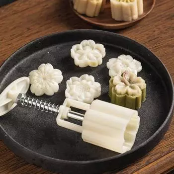 Отличный без запаха, легко снимается, ручной пресс, ручной пресс, форма для вишневого лунного пирога для домашней формы для помадки 50g