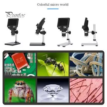 Отличный большой экран ABS микроскоп 1000X LCD микроскоп лабораторный инструмент