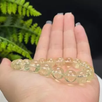 Отличный браслет из натуральных бусин цитрина 6-12 мм Бразильский лимонно-желтый кристаллический браслет подлинный ледяной прозрачный притягивает богатство счастливый подарок 6MM