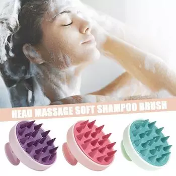 (Отличный дом)Очищающая щетка для ванны, массажная расческа, мягкая зубная щетка для шампуня One Size