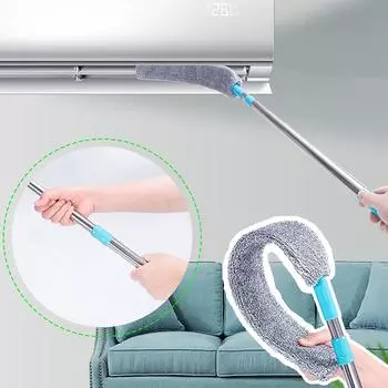 (Отличный дом)Очистка под кроватью Артефакт Бытовая тряпка с перьями Очистка от пыли Очистка G-ap Удаление пыли One Size белый