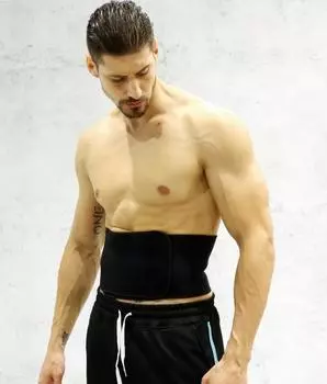 (Отличный дом)Регулируемый поясничный спортивный пояс с поддержкой нижней части спины и подушкой One size чёрный