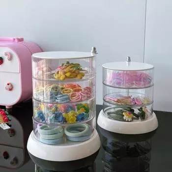 Отличный футляр для хранения ювелирных изделий большой емкости, мини-пылезащитный Four Layer