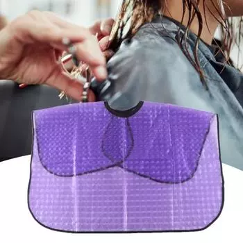 Отличный удобный пластиковый фартук для стрижки волос, накидка для стрижки волос, шаль для салона, накидка на шею для