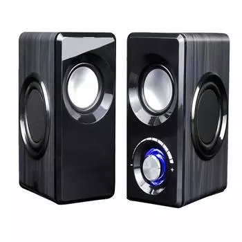 OTOKU PC до 6 вибрирующих черных USB-стереосистем, полностью совместимых с игрой, японское руководство по эксплуатации, в комплекте динамик, мембраны, дерево, светодиоды,