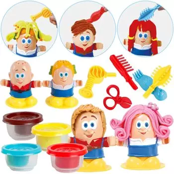 OTONOPI Пшеничная глина Глина 4 Глина Притворись Притворись Естественно Рождественские века Глина, Глина, Игрушка, Набор, Цвета, Парикмахеры, Парикмахеры, Играть, Играть, Играть,