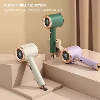 Отпариватель для одежды, гладильный/вешанный, микропаровой утюг, однокнопочный, распылитель водяного тумана, небольшой электрический утюг, дорожная бытовая техника фиолетовый
