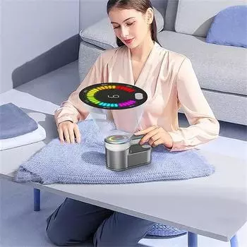 Отпариватель для одежды мощностью 1200 Вт, ручной паровой утюг, дорожный отпариватель для одежды с 6 режимами, цифровой дисплей, портативная мини-гладильная машина us темно серый