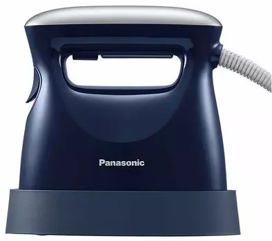 Отпариватель для одежды Panasonic Паровой утюг Паровой запуск через 24 секунды 7 типов удаления запахов Легкий 650 г Темно-синий 360° NI-FS550-DA