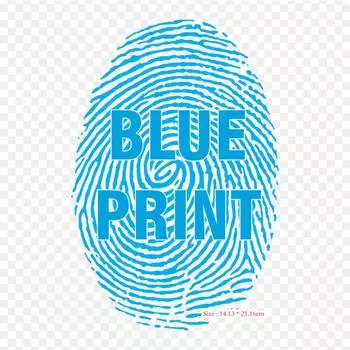 Отпечатки пальцев в реальном времени Сканирование роялти-фри Клип-арт Термопереносная печать Виниловые нашивки Наклейки для одежды Аппликации своими руками Моющиеся нашивки