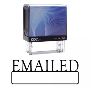 ОТПРАВКА ПО ЭЛЕКТРОННОЙ ПОЧТЕ Самоклеящаяся резиновая печать Черными чернилами Офисная печать на заказ Colop Stamper 14 mm x 38 mm OR 9 / 16 X 11 / 2 Inches чёрный