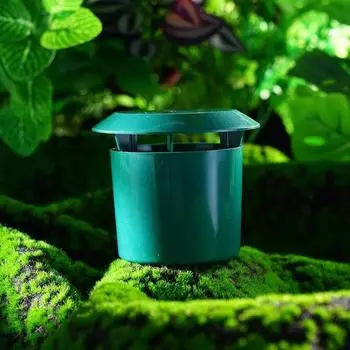 Отпугиватель вредителей для животных Gintrap Tools Slug House Snail Trap Catcher Snail Cage Garden Farm Protector Eco-friendly Reject зелёный