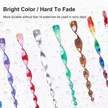 Отпугивающий птиц ветряной колокольчик водонепроницаемый отпугивающий птиц ветряной тур пластиковый отпугивающий птиц винт с шнуром для украшения сада