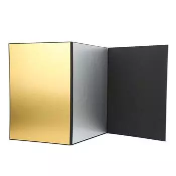 Отражатель A3 180 градусов складной 3 цвета утолщенный картон рассеиватель света доска для камеры