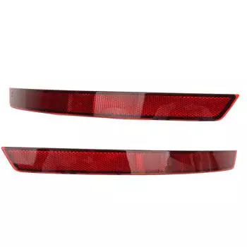 Отражатель маркировки заднего бампера Красный отражатель предупреждения о безопасности Простая установка для (3V) 2015 по 3V Left 3V5945105