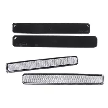 Отражатель заднего бампера 7E0945106 Повышает осведомленность о безопасности Левый и правый задний бампер Светоотражающий кожух для Black