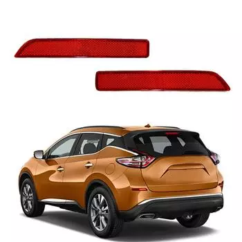 Отражатель заднего бампера автомобиля красный для Nissan Sentra 2020 2021 2022 Аксессуары подходят Murano 2015 2016 2017 2018 2019 2020-2022 Запчасти Left Side