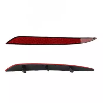 Отражатель заднего бампера высокой прочности 107740700F Простая установка, красная линза отражателя заднего бампера для 2017–2025 гг.