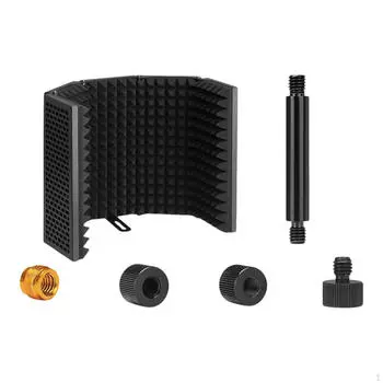 , Отражающий фильтр, Панель для записи вокала, Звукопоглощающая пена для пения, Подкасты ABS Five Panels