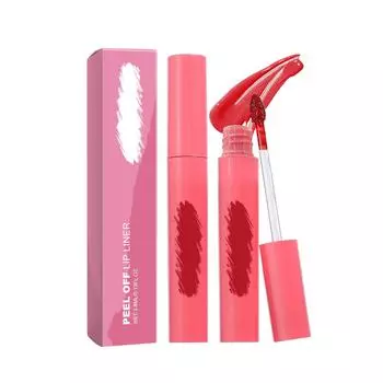 Отрывная глазурь для губ с матовой поверхностью, долговечная, водостойкая, антипригарная, легко окрашиваемая, не выцветающая, базовая основа для макияжа губ. 3 мл One Size