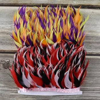 Отрывная одежда и аксессуары с гусиным пером разного цвета 10M красный