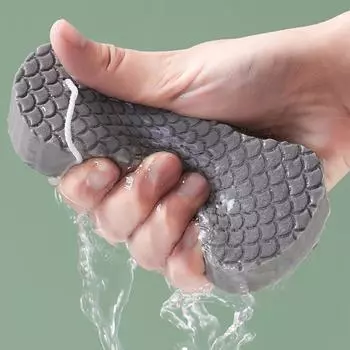 Отшелушивающая губка для тела Скраб для ванны Отшелушивающий скраб Губка для душа Щетка для тела Очиститель для кожи Губка для удаления омертвевшей кожи
