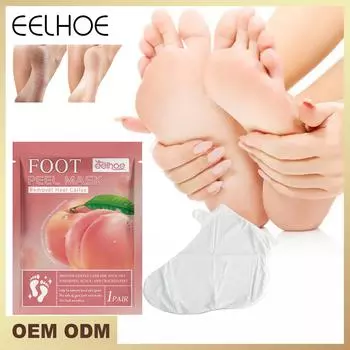 Отшелушивающая маска для ног Eelhoe, отшелушивающая маска для ног, носки, педикюр, пилинг, средство для удаления омертвевшей кожи, увлажняющий инструмент для ухода за ногами, 1 пара 1 pairs/bag