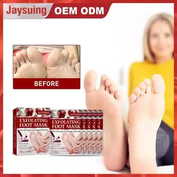 Отшелушивающая маска для ног Отшелушивающая маска для ног Носки для педикюра Пилинг для удаления омертвевшей кожи Увлажняющий инструмент для ухода за ногами 1 пара/5 пар 1 pair