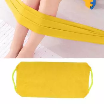 Отшелушивающая мочалка, эластичный скраб для душа, очищающий массажный ремешок для банного полотенца розовый