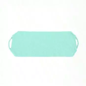 Отшелушивающая мочалка для душа, мочалка для спины, удлиняющее тело банное полотенце, нейлоновый отшелушивающий эластичный пояс, мочалка для тела, скраб для тела One Size циан