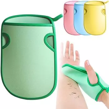 Отшелушивающая перчатка, Отшелушивающий скраб для тела, Отшелушивающие перчатки для тела One Size зелёный