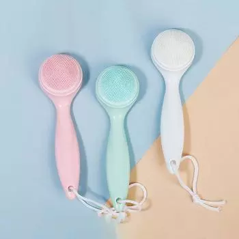 Отшелушивающая силиконовая очищающая щетка Водонепроницаемые очищающие щетки для лица для женщин 03