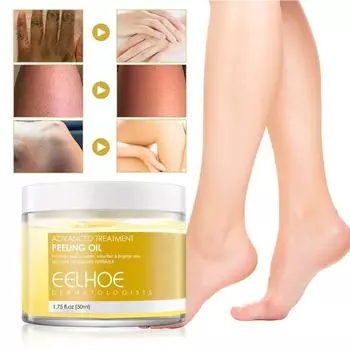 Отшелушивающее масло для тела, осветляющее тон кожи, увлажняющее, омолаживающее, для белой кожи, масло для ухода за омертвевшей кожей кожи тела 50ml