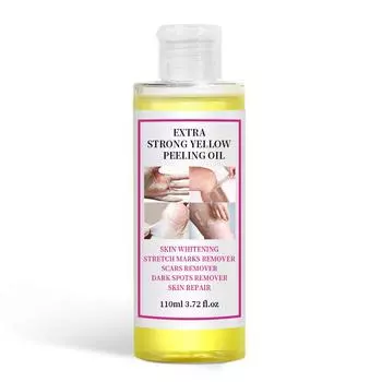 Отшелушивающее масло-пилинг Желтое масло для кожи рук и ног Отшелушивающее средство для ухода за кожей тела 110 мл 1pc