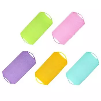 Отшелушивающее растирающее банное полотенце, мочалка, эластичный скраб для душа, очищающий массаж, ремешок для банного полотенца, чистое полотенце для мытья тела жёлтый