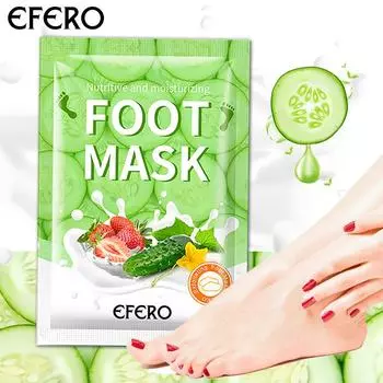 Отшелушивающие маски для ног с огурцом Носки для педикюра Отшелушивающий скраб для ног Маска для удаления омертвевшей кожи с пяток Пилинг для ног Маска для спа-процедур