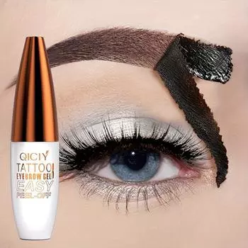 Отшелушивающий гель для бровей, полуперманентный водостойкий цвет бровей, стойкий к переносу гель для бровей, более густые и выразительные брови с простыми инструментами для нанесения 01#