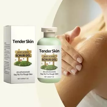Отшелушивающий гель для ухода за телом Нежный пилинг. Гладкая кожа. очищающий. Увлажнение кожи тела One Size