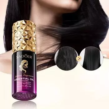 Отшелушивающий кондиционер с ароматерапевтическим эфирным маслом 40 мл, восстанавливающий, улучшающий вьющиеся волосы, мягкий уход за волосами Repair/40ml