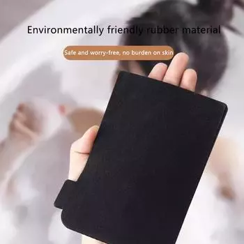 Отшелушивающий скраб для душа для удаления омертвевшей кожи Резиновые подушечки Массажная щетка для кожи Инструмент для растирания ванны Квадратные перчатки для купания в спа as the picture